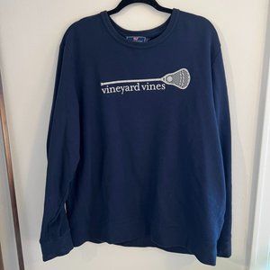 Vineyard Vines Men's Navy Blue Crewneck Size XL